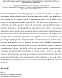 Cover page: Study of Microbial Community Structure Using Phospholipid Fatty Acid Analysis (PLFA) at a Chromium Contaminated Site