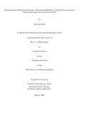 Cover page: Learning-Based Program Synthesis: Towards Synthesizing Complex Programs from Multi-Modal Specifications in the Wild