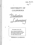 Cover page: INELASTIC SCATTERING OF 31 MEV PROTONS FROM BERYLLIUM