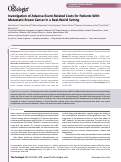 Cover page: Investigation of Adverse‐Event‐Related Costs for Patients With Metastatic Breast Cancer in a Real‐World Setting