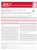 Cover page: Invasive Coronary Physiology in Heart Transplant Recipients: State-of-the-Art Review.