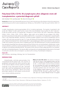 Cover page: Polyclonal CD5+/CD19+ B1a lymphocytes after allogeneic stem cell transplantation: a potential diagnostic pitfall.