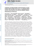 Cover page: Challenges and opportunities for neuroimaging in young patients with traumatic brain injury: a coordinated effort towards advancing discovery from the ENIGMA pediatric moderate/severe TBI group