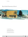 Cover page: Rosa Parks Elementary School     [EDRA / Places Awards -- Design]