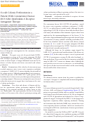 Cover page: Occult Colonic Perforation in a Patient With Coronavirus Disease 2019 After Interleukin-6 Receptor Antagonist Therapy