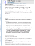 Cover page: Antisense Transcripts Delimit Exonucleolytic Activity of the Mitochondrial 3′ Processome to Generate Guide RNAs