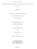 Cover page: Inspecting what you expect: Applying modern tools and techniques to evaluate the effectiveness of household energy interventions