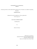 Cover page: Advancing Critical and Socially-Oriented Approaches to Domestic Accessible Computing Research