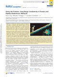 Cover page: Going the Distance: Long-Range Conductivity in Protein and Peptide Bioelectronic Materials