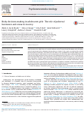 Cover page: Risky decision-making in adolescent girls: The role of pubertal hormones and reward circuitry.