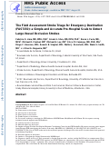 Cover page: Field Assessment Stroke Triage for Emergency Destination: A Simple and Accurate Prehospital Scale to Detect Large Vessel Occlusion Strokes.