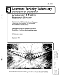 Cover page: Asymptotic Analysis of the Longitudinal Instability of a Heavy Ion Induction Linac