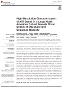 Cover page: High-Resolution Characterization of KIR Genes in a Large North American Cohort Reveals Novel Details of Structural and Sequence Diversity