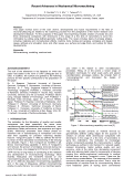 Cover page: Recent Advances in Mechanical Micromachining