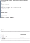 Cover page: An Imaging Informatics-Based Risk Assessment for Early Detection of Depressive Symptom Onset