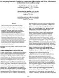 Cover page: Investigating Semantic Conflict between General Knowledge and Novel Information
in Real-Time Sentence Processing