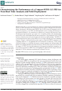 Cover page: Characterizing the Performance of a Compact BTEX GC-PID for Near-Real Time Analysis and Field Deployment