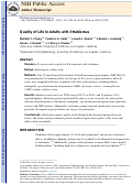 Cover page: Quality of life in adults with strabismus.