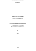 Cover page: Bayesian Curve Registration and Warped Functional Regression