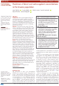 Cover page: Predictors of direct oral anticoagulant concentrations in the trauma population.