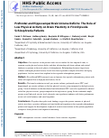 Cover page: Prefrontal and Hippocampal Brain Volume Deficits: Role of Low Physical Activity on Brain Plasticity in First-Episode Schizophrenia Patients