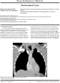 Cover page: Paratracheal Cysts