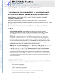 Cover page: Patient-Reported Outcomes and Risk of Hospitalization and Readmission in Patients with Inflammatory Bowel Diseases