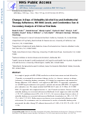 Cover page: Changes in Days of Unhealthy Alcohol Use and Antiretroviral Therapy Adherence, HIV RNA Levels, and Condomless Sex: A Secondary Analysis of Clinical Trial Data