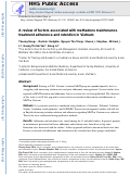 Cover page: A review of factors associated with methadone maintenance treatment adherence and retention in Vietnam