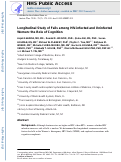 Cover page: Longitudinal Study of Falls among HIV-Infected and Uninfected Women: The Role of Cognition