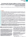 Cover page: Pretreatment ADC Histogram Analysis Is a Predictive Imaging Biomarker for Bevacizumab Treatment but Not Chemotherapy in Recurrent Glioblastoma