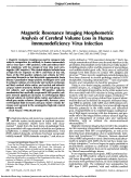 Cover page: Magnetic Resonance Imaging Morphometric Analysis of Cerebral Volume Loss in Human Immunodeficiency Virus Infection