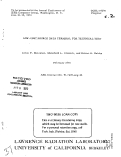 Cover page: LOW-COST SOUECE DATA TERMINAL FOR TECHNICAL TEXT