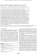 Cover page: Effects of selective logging on tropical forest tree growth