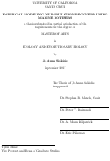 Cover page: Empirical Modeling of Population Recovery Using Marine Rotifers