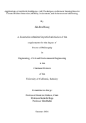 Cover page: Applications of Artificial Intelligence (AI) Techniques on Remote Sensing Data for Ground Failure Detection, Mobility Assessment, and Infrastructure Monitoring