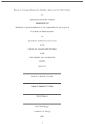 Cover page: Essays on Consumer Demand for Gasoline: Mexico and the United States