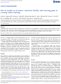 Cover page: Not as simple as it seems: extensive facility and training gaps in nursing home bathing.