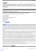 Cover page: Augmenting Telepostpartum Care With Vision-Based Detection of Breastfeeding-Related Conditions: Algorithm Development and Validation.