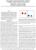 Cover page: A Perceptually Grounded Neural Dynamic Architecture Establishes Analogy Between Visual Object Pairs