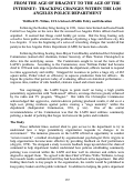 Cover page: Eight: From the Age of Dragnet to the Age of the Internet: Tracking Changes within the Los Angeles Police Department