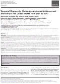 Cover page: Temporal Changes in Cholangiocarcinoma Incidence and Mortality in the United States from 2001 to 2017.