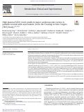 Cover page: High plasma FGF21 levels predicts major cardiovascular events in patients treated with atorvastatin (from the Treating to New Targets [TNT] Study)