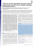 Cover page: Coiled-coil structure-dependent interactions between polyQ proteins and Foxo lead to dendrite pathology and behavioral defects