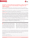 Cover page: Comparison of Patient‐Reported Care Satisfaction, Quality of Warfarin Therapy, and Outcomes of Atrial Fibrillation: Findings From the ORBIT‐AF Registry