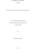 Cover page: The Growth and Formalization of Somalia's Hawala Economy