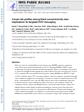 Cover page: Sexual Risk Profiles Among Black Sexual Minority Men: Implications for Targeted PrEP Messaging