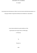 Cover page: Exploring Reaction Mechanisms of Short-Lived Carbocation and Radical Intermediates via Synergetic Modern Computational Methods and Collaborative Experiments