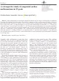 Cover page: A retrospective study of congenital cardiac malformations in 29 goats.