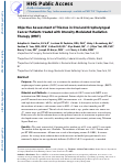 Cover page: Objective assessment of trismus in oral and oropharyngeal cancer patients treated with intensity-modulated radiation therapy (IMRT)